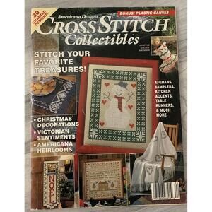 Americana Designs Cross Stitch Collectibles Magazine Winter 1992